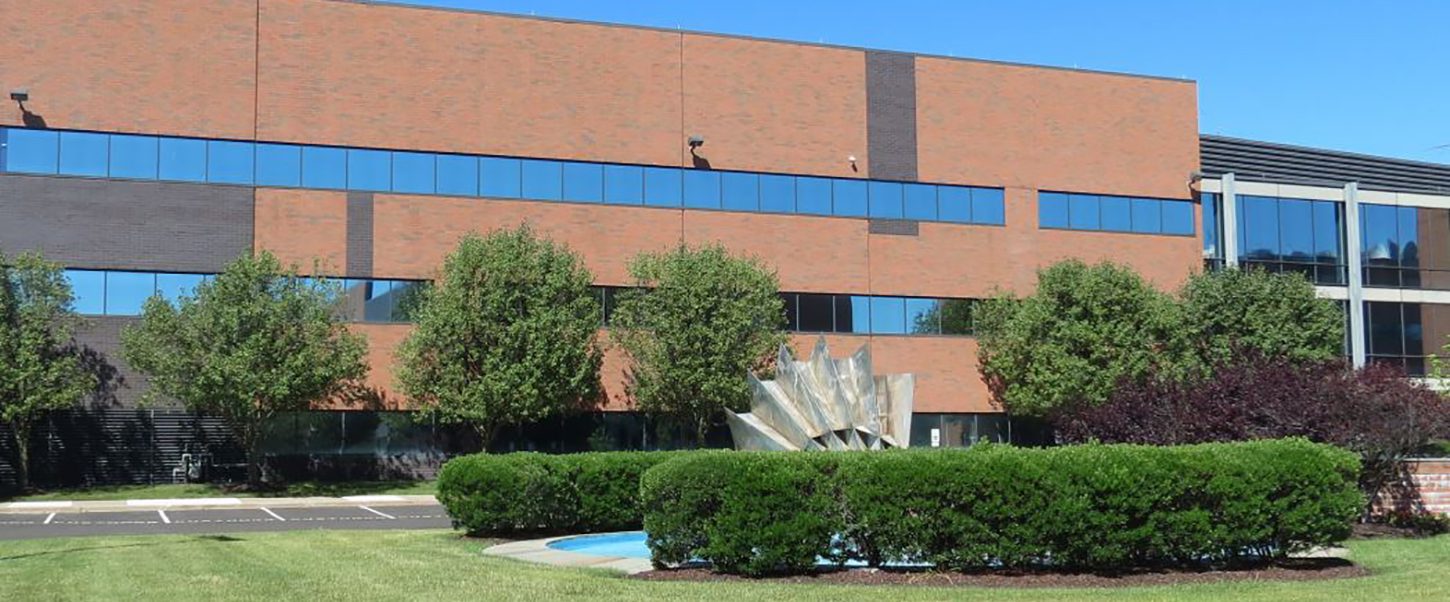 Exterior view of building at CommScope campus, Horsham, PA