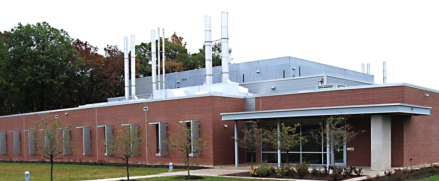 Exterior of the Ricketts Biocontainment Laboratory on the campus of Argonne National Laboratory