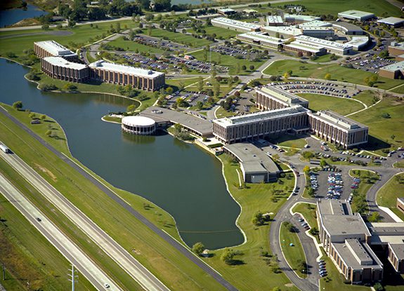 BP Campus, aerial view