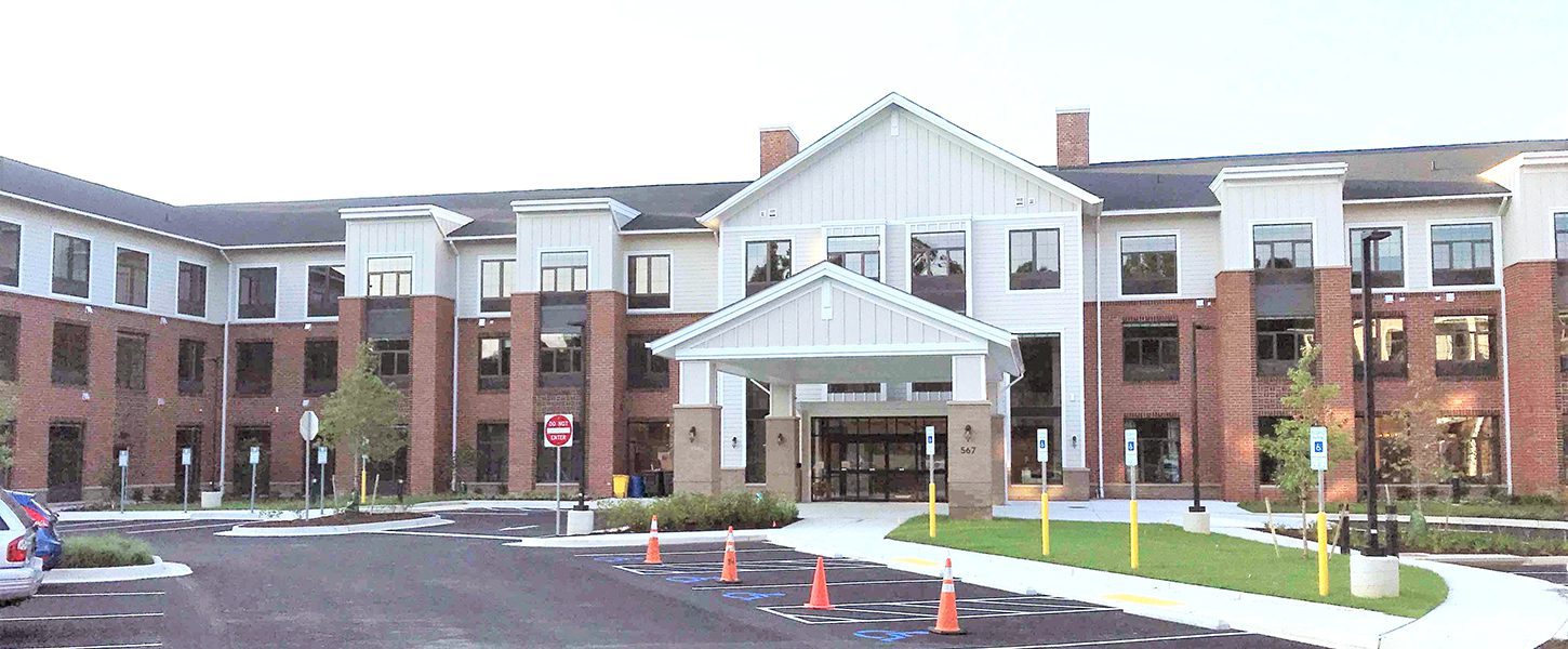 Exterior of a senior living facility in Virginia