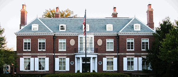 UIUC, president's house, exterior