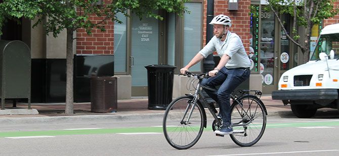 Loaner Bike Encourages Pedaling to Meetings